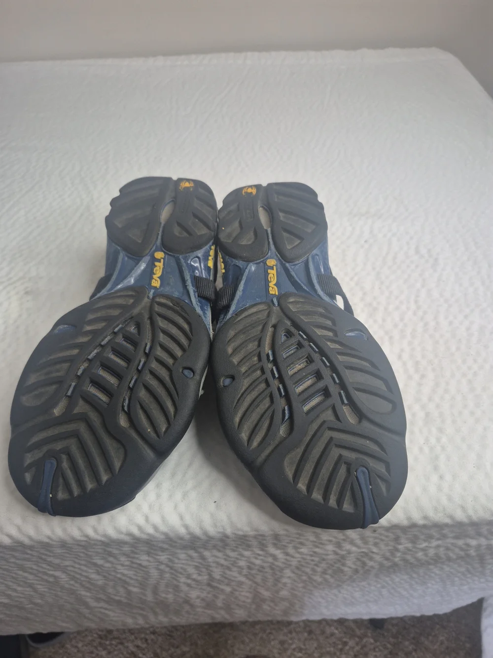 Teva Wraptor Spider 6965 Men's Hiking Shoes Black Gray Blue US 8 Pre-owned